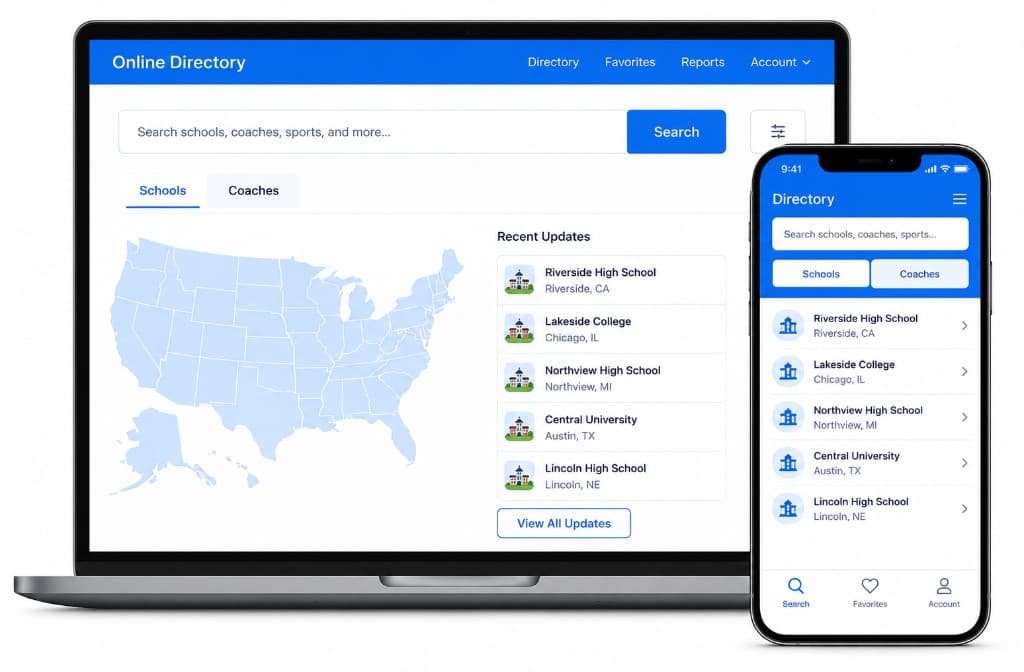 Clell Wade Online Directory on laptop and mobile